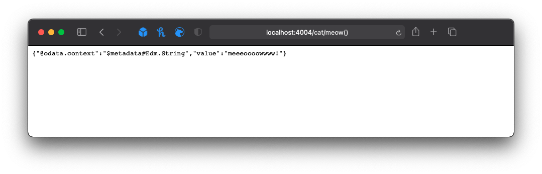 SAP CAP result of function call